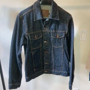 Freenote Denim Jacket, Men's Dark Blue- Classic Trucker Style
